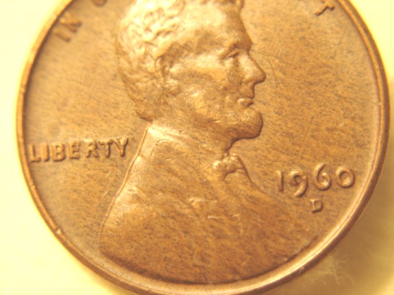 1960-D-Small-Date-Lincoln-Memorial-Cent--Die-Chips-And-?